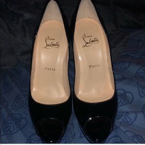 Christian Louboutin peep toes